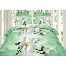 China 3D Reactive Printed King Size Comforter Bedding Set